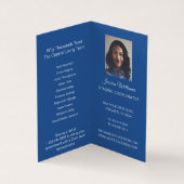 沿岸水色ブルーフロントドアフォト&サービス 名刺 (内部)