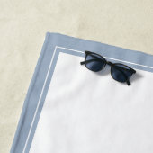 沿岸水色ブルーホエーパーソナライズされたル ビーチタオル (インサイチュ)