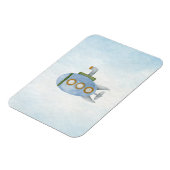 沿岸水色ブルー航海の潜水艦 マグネット (左側)