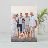 沿岸水路 |クリスマスの縦写真 箔シーズンカード (立ち正面)