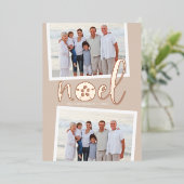 沿岸水路 | 2フォトクリスマス 箔シーズンカード (立ち正面)