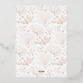 沿岸水路 | 2フォトクリスマス 箔シーズンカード (裏面)