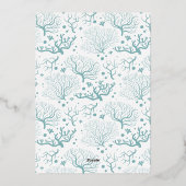 沿岸水路 | 2フォトクリスマス 箔シーズンカード (裏面)