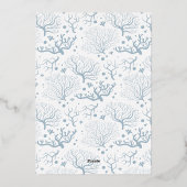 沿岸水路 | 2フォトクリスマス 箔シーズンカード (裏面)