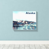 沿岸氷河 キャンバスプリント (インサイチュ (ウッドフロア))