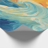 沿岸油絵画日波デコページ ラッピングペーパー (角)