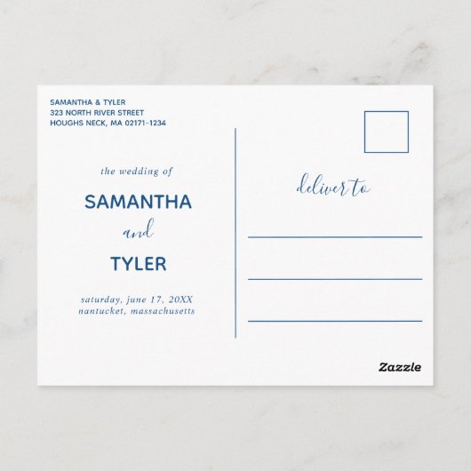 沿岸波の水の色は、日付はがきを保存 ポストカード (裏面)