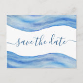 沿岸波の水の色は、日付はがきを保存 ポストカード (正面)