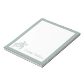 沿岸海ウミガメパーソナライズされた ノートパッド (回転)