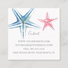 沿岸海ヒトデカスタムィー スクエア名刺