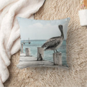 沿岸海ペリカン クッション (ブランケット)