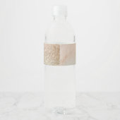 沿岸海夏のビーチ目的地の結婚式 ペットボトルラベル (裏面)