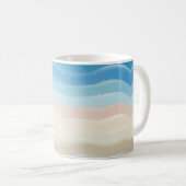 沿岸海岸塩波 コーヒーマグカップ (正面右)