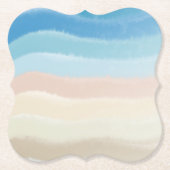 沿岸海岸塩波 ペーパーコースター (正面)