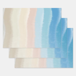 沿岸海岸塩波 ラッピングペーパーシート