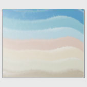 沿岸海岸塩波 ラッピングペーパー (フラット)