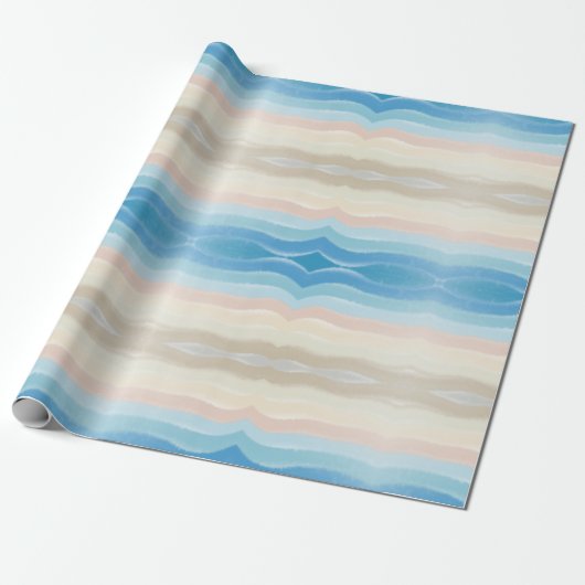 沿岸海岸塩波 ラッピングペーパー (アンロールド)