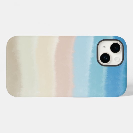 沿岸海岸塩波 Case-Mate iPhoneケース (裏面 (横))