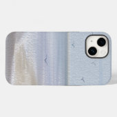 沿岸海岸線ビーチ水彩 Case-Mate iPhoneケース (裏面 (横))