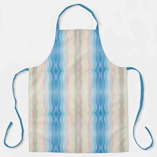 沿岸海岸線塩辛い波状繰り返しパターン エプロン (正面)
