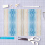 沿岸海岸線塩辛い波状繰り返しパターン 薄葉紙 (クラフト)