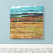 沿岸海岸芸術 キャンバスプリント (インサイチュ (ウッドフロア))