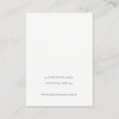 沿岸海波サンドビーチ2イヤリングディスプレイ 名刺 (裏面)