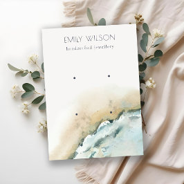 沿岸海波サンドビーチ2イヤリングディスプレイ 名刺