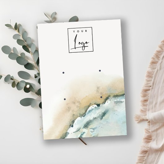 沿岸海波サンドビーチ2イヤリングディスプレイ 名刺