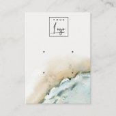 沿岸海波サンドビーチ2イヤリングディスプレイ 名刺 (正面)