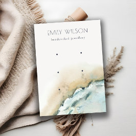 沿岸海波サンドビーチ3イヤリングディスプレイ 名刺