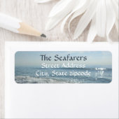 沿岸海波写真差出人住所 ラベル (インサイチュ)