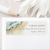 沿岸海波砂ビーチアドレ航海のス ラベル (インサイチュ)