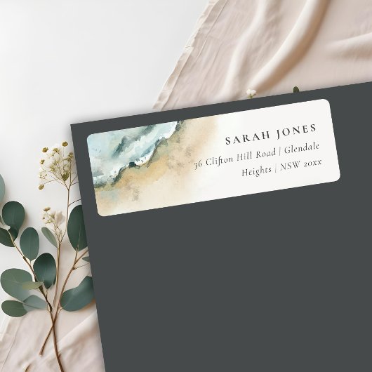 沿岸海波砂ビーチアドレ航海のス ラベル