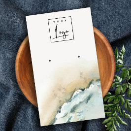 沿岸海波砂ビーチイヤリングディスプレイ 名刺