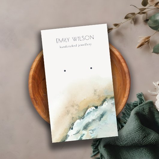 沿岸海波砂ビーチイヤリングディスプレイ 名刺