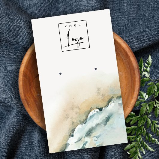 沿岸海波砂ビーチイヤリングディスプレイ 名刺