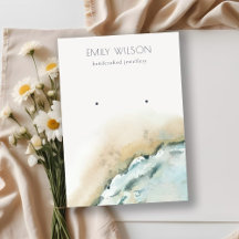 沿岸海波砂ビーチスタッドイヤリングディスプレイ