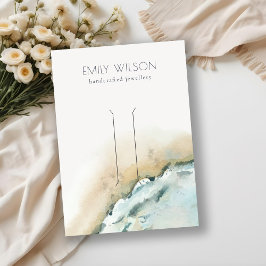 沿岸海波砂ビーチヘアクリップディスプレイ 名刺