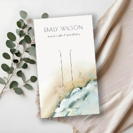 沿岸海波砂ビーチヘアクリップディスプレイ 名刺