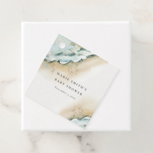 沿岸海波砂ビーチベビー航海のシャワー フェイバータグ (インサイチュ)