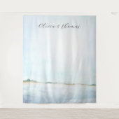 沿岸海航海のビーチ結婚の背景 タペストリー (正面)