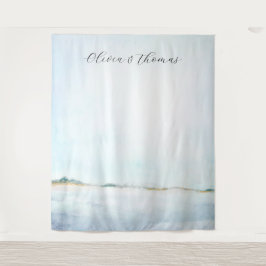 沿岸海航海のビーチ結婚の背景 タペストリー