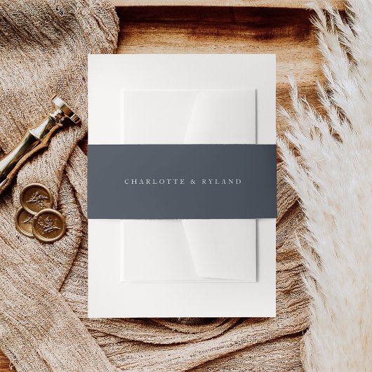 沿岸海軍ブルー結婚ズ 招待状ベリーバンド