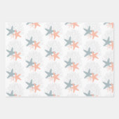 沿岸海辺のクリスマスラッピング紙シート ラッピングペーパーシート (正面2)