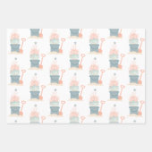 沿岸海辺のクリスマスラッピング紙シート ラッピングペーパーシート (正面)