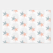 沿岸海辺のクリスマスラッピング紙シート ラッピングペーパーシート (正面2)