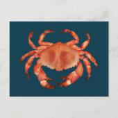 沿岸海辺カニ ポストカード (正面)