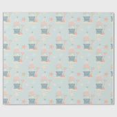 沿岸海辺クリスマスラッピング紙 ラッピングペーパー (フラット)