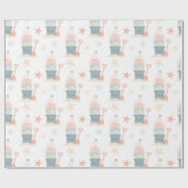 沿岸海辺クリスマスラッピング紙 ラッピングペーパー (フラット)